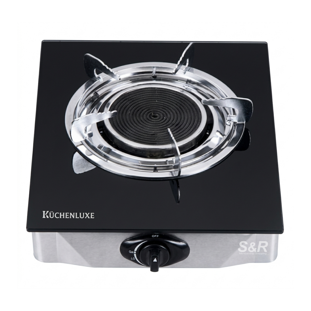 Kuchenluxe Single Burner Infrared Glass Hob KSGH-1